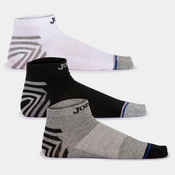 Joma Gamma Socks Melange Grey Black White