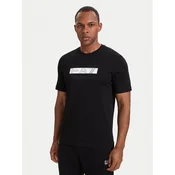 EA7 Emporio Armani Majica 7M002415 AF10375 MC001 Črna Regular Fit