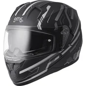 Full face helmet GMS HEXAGO graphic grey M