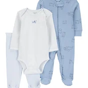 Carters komplet 3/1 (zeka,bodi,pant), decaci