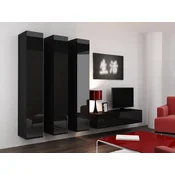 CMM Cama TV stand VIGO 140 30/140/40 black/black gloss