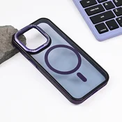 Maska za telefon iPhone 15 Pro TRENDY, Magsafe, Ljubicasta