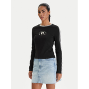 Guess Jeans Bluza W6RI17 J1314 Črna Regular Fit