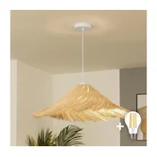 Brilagi - LED luster na sajli CERIA BOHO 1xE27/40W/230V pr. 70 cm ratan