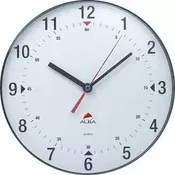 Zidni sat, 25 cm, ALBA Classic, prozirno sivi HORCLAS