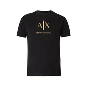 ARMANI EXCHANGE Majica zlata / črna