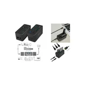 Priklopna postaja USB-C = 3xUSB 3.0 2xUSB-C(PD 60W) 1x 4K HDMI čitalec kartic microSD SD CF 1x RJ45 Logilink (UA0370)