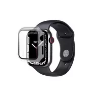 eSTUFF Titan Shield Celovita zaščita zaslona za Apple Watch Series 7/8 41 mm - Clear