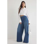 Trendyol Milla ženski pantalone Twoss25Je00066, Plava-Plava