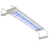 shumee vidaXL LED akvarijska svetilka, IP67, aluminij, 50–60 cm