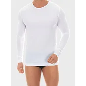 zd ZERO DEFECTS Spodnja majica Long-Sleeved Egyptian Cotton bela