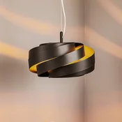 Domiluce Obesek Vento, črna barva, O 40 cm, kovina, E27 - Dnevna soba/jedilnica - Sodobni