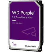 HDD AV WD Purple (3.5, 1TB, 64MB, 5400 RPM, SATA 6 Gb s) ( WD11PURZ )
