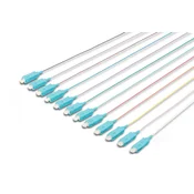 FO pigtail set, 12 pcs., SC, MM OM3 50/125 µ loose buffer, color code DIN IEC 304, 2 m