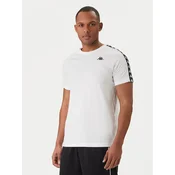 Kappa Majica 303UV10 Bela Slim Fit