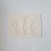 KREATIVNI SLATKIŠI Modla za kolace i ukrase Gnomovi sa srcem,7 cm, Bela