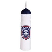 Češka Lion športna steklenica z izlivom bela volumen 1000 ml