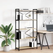 Polica Sonoma hrast 80 x 30 x 155 cm Konstruirano drvo