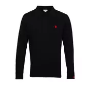 U.S. POLO ASSN. Majica  rdeča / črna