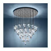 Eglo 390493 - LED viseči lestenec COMAREIRA na kablu 43xLED/2,1W/230V 2200/3000/4000K krom