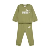 PUMA Trenirka za tek MINICATS ESS oliva / bela