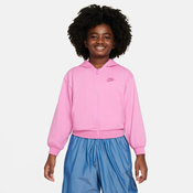 Nike G NSW FZ HDY JSY LBR, djecja jakna, roza FN8595