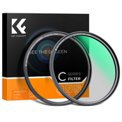 K&F 62MM C Series Magnetic CPL Filter,Reflection Green Film,With magnetic mount,