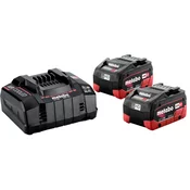 Osnovni set: CAS baterije 2 x LiHD 5,5 Ah + polnilec | Metabo - Metabo - 18V