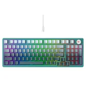 Havit Tastatura KB899L, USB-C, Belo-zelena