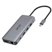 Acer 12in1 Type C dongle 2 x USB3 2 2 x USB2 0 1x SD / TF 2 x HDMI 1 x PD 1 x DP 1 x RJ45 1 x 3 5 audio