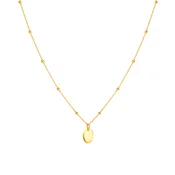 Borboleta Small Plain Medallion SE-YGP-SPM-N