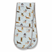 Dvojna bombažna rokavica Cooksmart® Curious Dogs