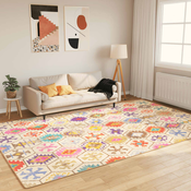 vidaXL Pralna preproga 190x300 cm večbarvna protizdrsna
