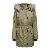 Khaki women parka ONLY Iris - Women