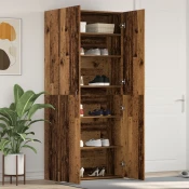 Ormar za cipele Smeda 80 x 35.5 x 180 cm Konstruirano drvo