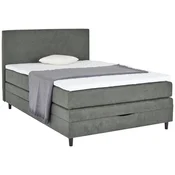 Boxspring Krevet Kleopatra 140/200 cm , tamnosiva