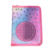 PIXIE CREW Enoslojni pencil case, roza, Srce in tačke 50 pikslov