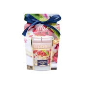 eoshop Sveča v kozarcu PIŠKOTKI Malina dišeče 130g