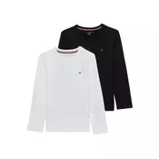 Tommy Hilfiger Underwear Majica  črna / bela