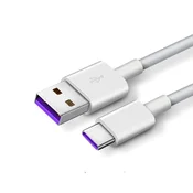 INF Združljiv 5A USB Type-C kabel za hitro polnjenje, TPE kabel za Huawei, Samsung, APPLE 2 m, (5000115901)