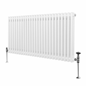 MONSTER Tradicionalni radiator z 2 stolpcema - 600 x 1192 mm - bel, (21569788)