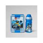 LEGO City deseti komplet (steklenica in škatla) - modra