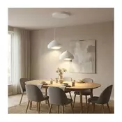 Brilagi - Viseči lestenec LORA, 2x E27/40W/230V, O 45 cm, bela