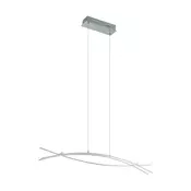 Eglo Nevado visilica/3, led, 3x9w, 3x1000lm, 3000k, d-900, hrom/bela