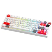 Tastatura mehanicka Gaming Fantech MK917 RGB Atom PRO79 Wireless bela (Red switch)