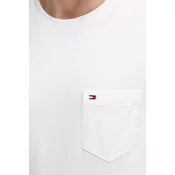 Bombažna kratka majica Tommy Hilfiger moška, bež barva, MW0MW37283