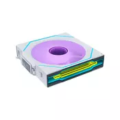 Lian Li UF-RSLIN120-1W Hladilni sistem za računalnik Računalniško ohišje Ventilator 12 cm Bela 1 kos(-i)
