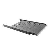 Lanberg Lanberg AK-1011-B nastavljiva polica za regal, 1U, 60 kg, črna