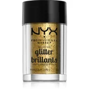 NYX Professional Makeup Glitter bleščice za obraz in telo odtenek 05 Gold 2,5 g