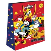 Luna: Poklon-vrecica s uzorkom Mickey Mouse i prijatelji 33x12x45cm